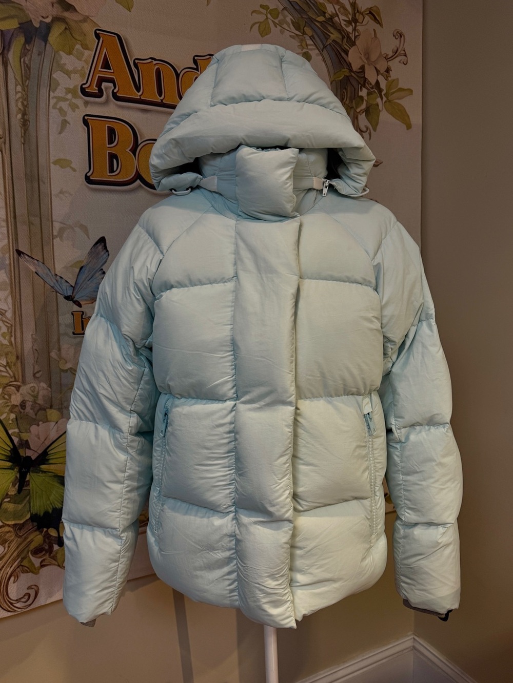 Baby blue Down Jacket